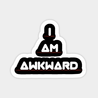 I am awkward Sticker
